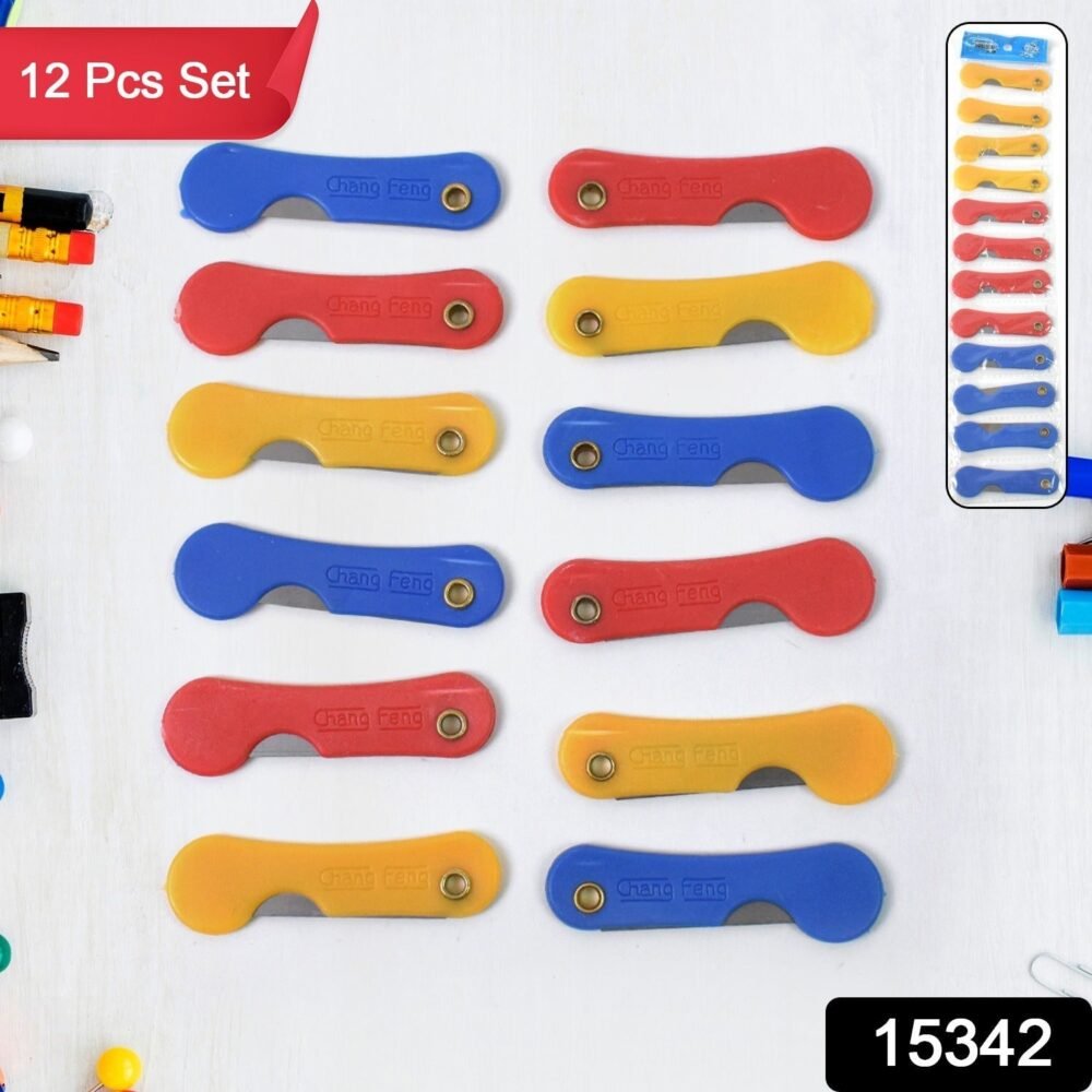Mini Paper Cutter Knife ñ Multicolour 12-Pack | CutNova