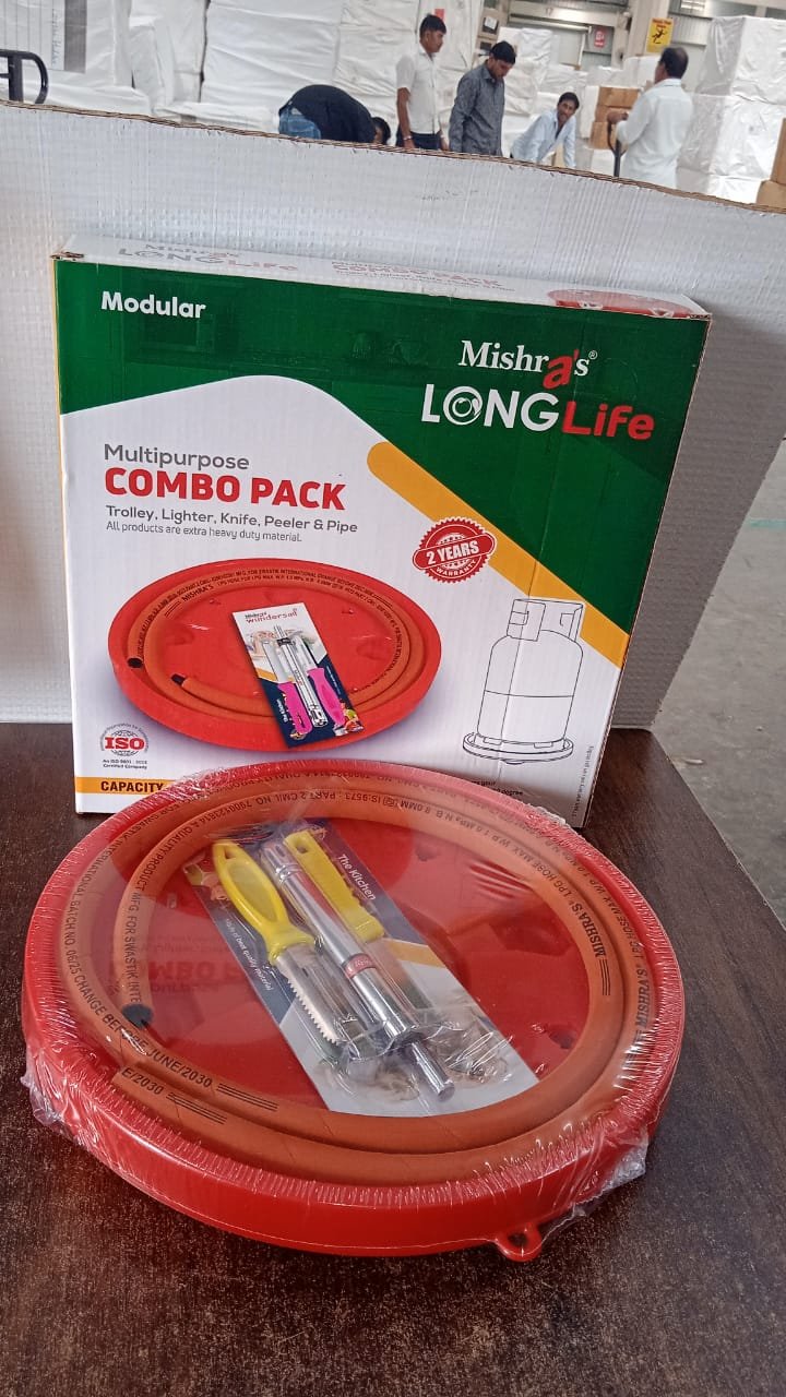LPG Kitchen Combo Set – 5-Piece Gas Stove Kit | Mishra's