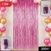 Foil Fringe Curtain – Metallic Shimmer Party Backdrop