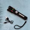 LED Flashlight USB Rechargeable – Zoom & 5 Lighting Modes