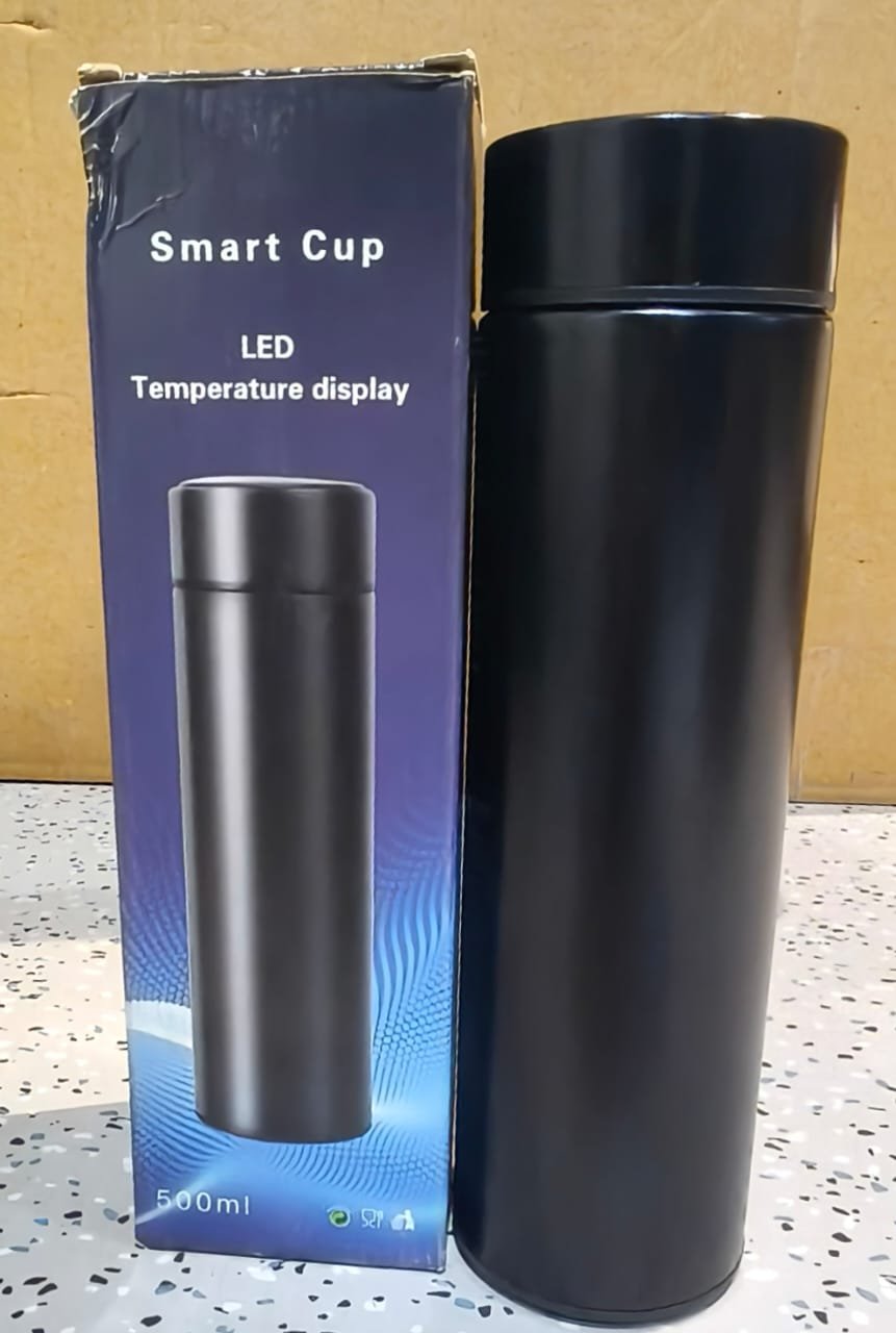 Vacuum Insulated Water Bottle – LED Temp Display 500ML