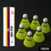 Plastic Shuttlecock – Durable & Consistent Flight (6 Pcs Set)
