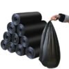 Medium Eco-Friendly Black Garbage Bags 24x32 Inch - Durable Waste Solution