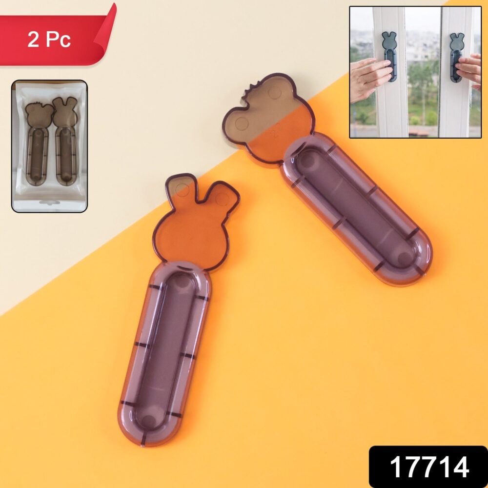 Push Pull Helper Door Handles – Easy Self-Stick Installation, 2 Pack