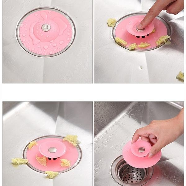 60519e8c7164f0e867005df5-2-large_71472b80-8de8-4f76-ba96-faa480c69916.jpg Silicone Sink Strainer & Sealer Cover – Durable & Easy Clean