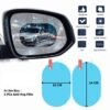 Anti-Fog Rearview Mirror Film – HD Clear Protective Sticker
