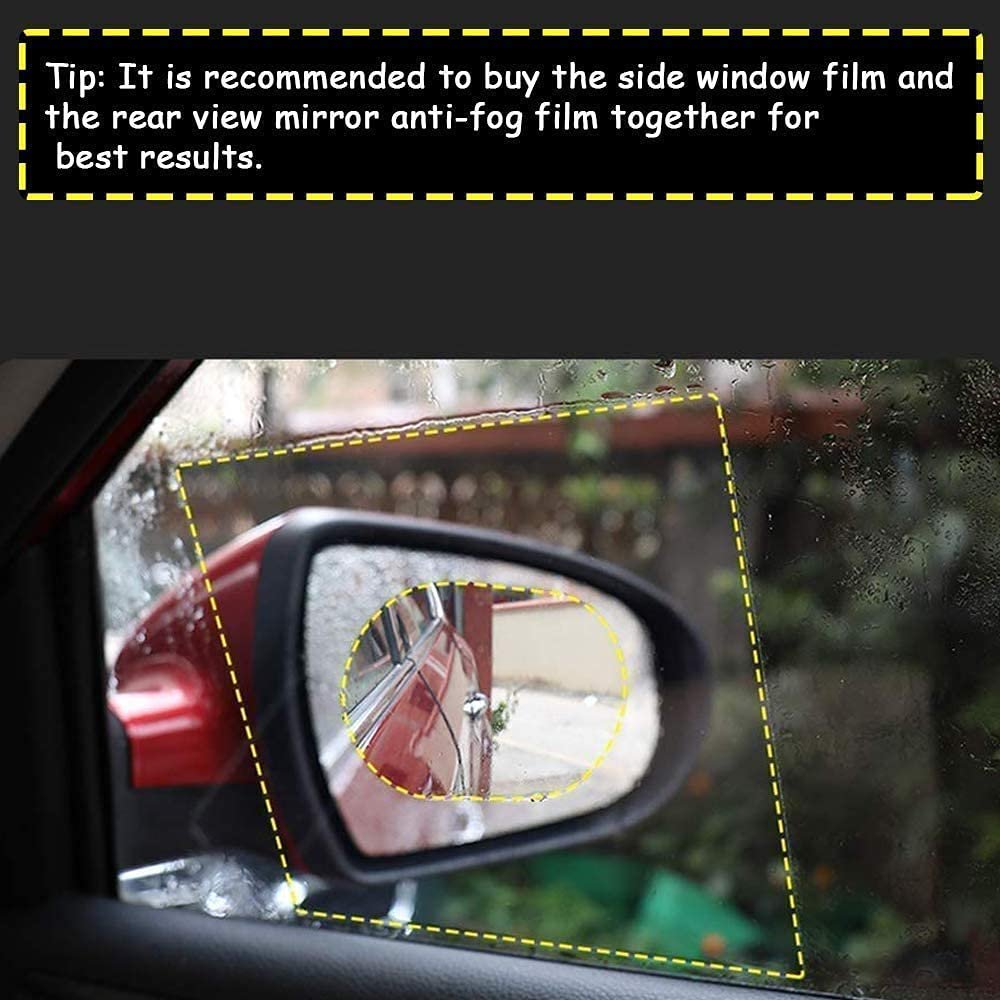 Anti-Fog Rearview Mirror Film – HD Clear Protective Sticker