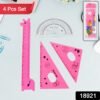 64c83ff5-5d39-46f2-a511-b2a763576a34.jpg Giraffe Ruler Set – Durable 4 Pc Plastic Measuring Tools