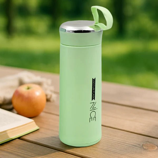Glass Water Bottle 400ml – Leakproof, Thermal & BPA-Free