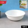 6Curry6BowlWhite.jpg Plastic Serving Bowl 6 Inch – Deep Round White Kitchen Bowl