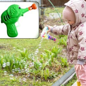 Elephant Bubble Gun Toy – Fun Hand-Press Bubble Maker for Kids