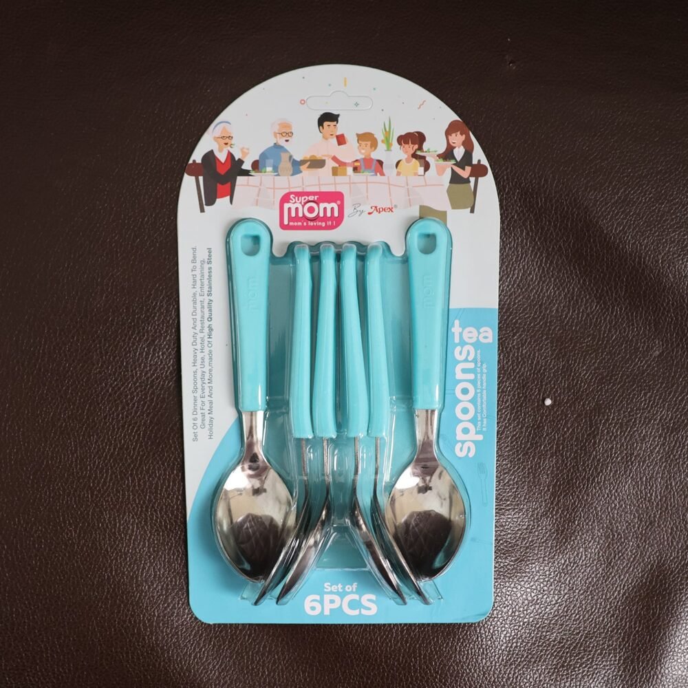 6_4625f6c9-421b-4a6a-bc3d-e179a7c90490.jpg Stainless Steel Tea Spoon Set – Durable & Comfortable 6 Pieces