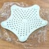 Silicone Star Shaped Sink Strainer – Mint Green Hair Catcher
