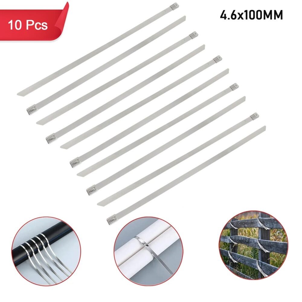 713bae8f-2cf8-46e5-b15e-402f9771518d.jpg Stainless Steel Cable Ties – 100mm Rustproof 10-Pack | WipeTech