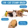 Cat Steamy Brush – 3-in-1 Pet Grooming & Hair Removal Tool