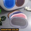 Non-Slip Oval Bath Mat – Super Absorbent Soft Velvet Surface