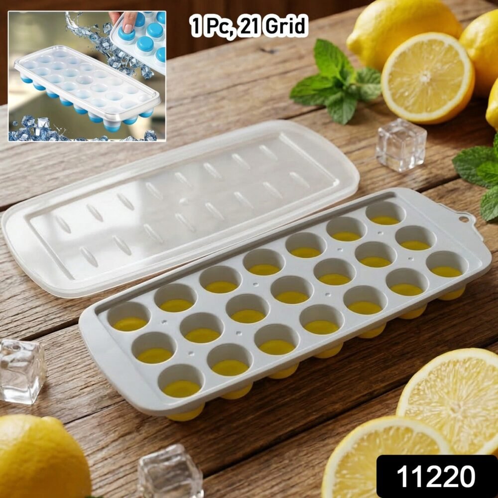 Round Ball Ice Cube Tray with Lid – Creates Elegant Ice Spheres