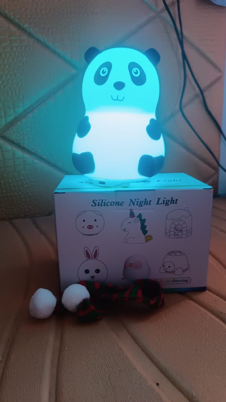 Panda Night Light ñ 7-Color LED Touch Sensor Lamp | Indo Glow