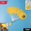 Lemon-Shape Hand Fan – Portable Foldable Cooling with Keychain