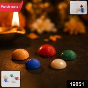 Panch Ratna Stone Set – Auspicious 5 Gemstones for Pooja