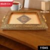 Rajwadi Decorative Serving Tray – Premium Antique Floral Design