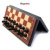 Portable Chess Set – Foldable, Travel-Friendly Vinyl Board with Plastic Pieces