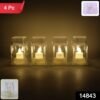LED Flameless Lantern Candles – Safe Warm Glow Set of 4