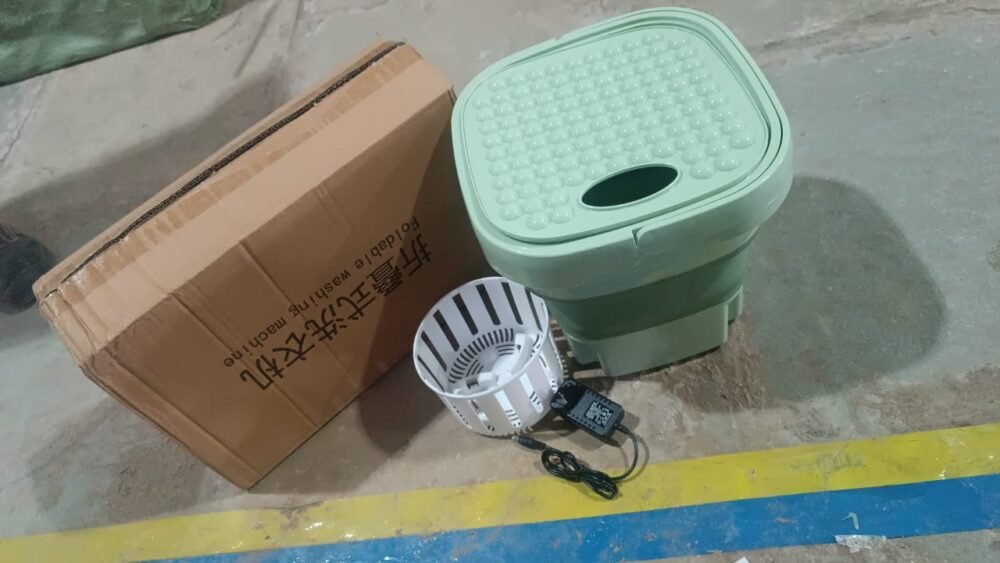 Portable Washing Machine ñ Foldable Mini Washer | Velvet Wipe