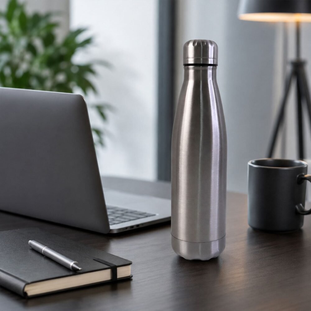 Stainless Steel Leak-Proof Water Bottle – Durable 500ml Hydration