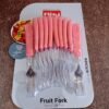 Stainless Steel Fruit Fork Set – 10 Durable Mini Forks with Soft Grip