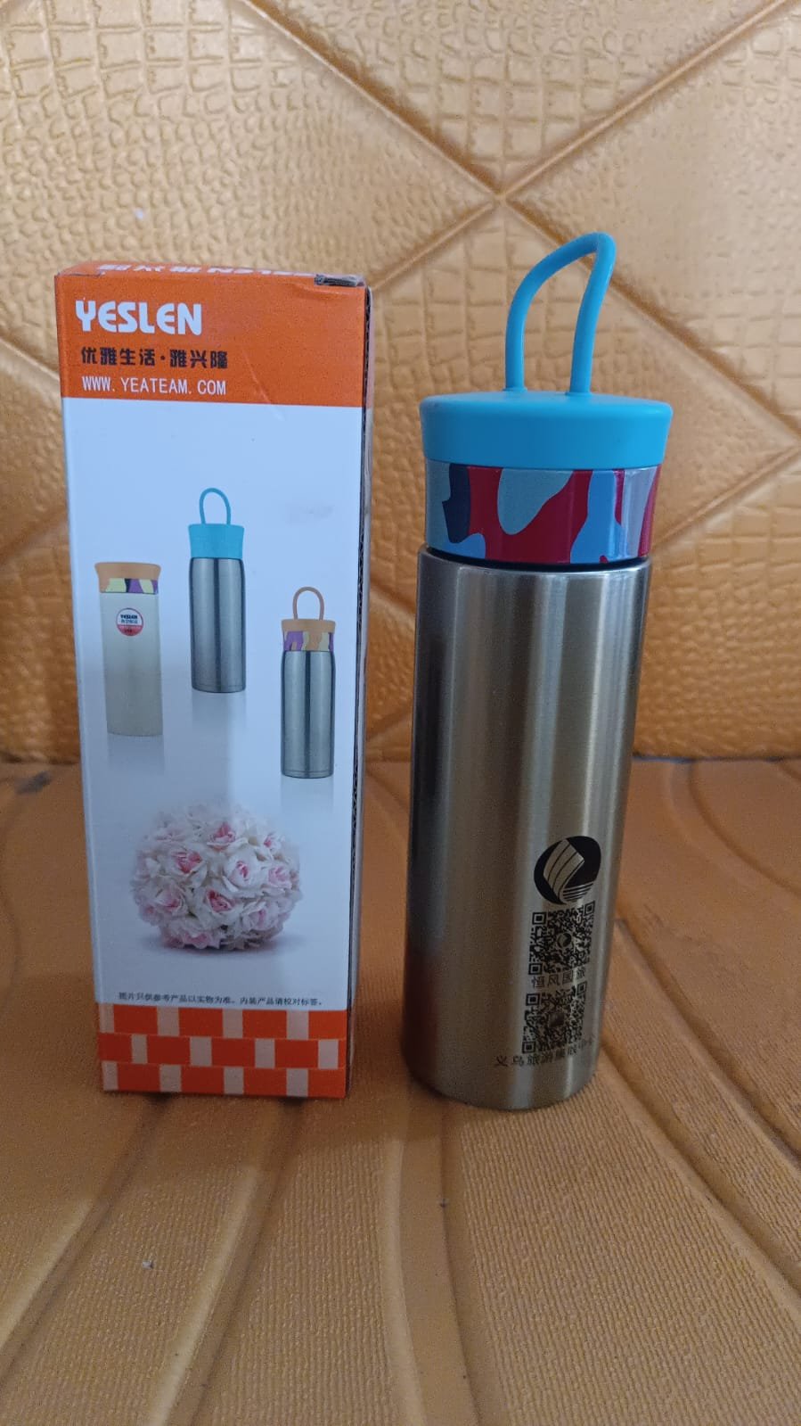 8941fd3c-b9aa-47df-a1d8-77fec6a882c3.jpg Stainless Steel Water Bottle 300ml – Durable Double Wall, Leak-Proof