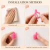 Cable Wire Holder – Cute Thumbs-Up Self-Adhesive Design for Easy Organising