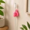 Cable Wire Holder – Cute Thumbs-Up Self-Adhesive Design for Easy Organising