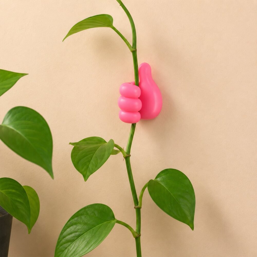 Cable Wire Holder – Cute Thumbs-Up Self-Adhesive Design for Easy Organising