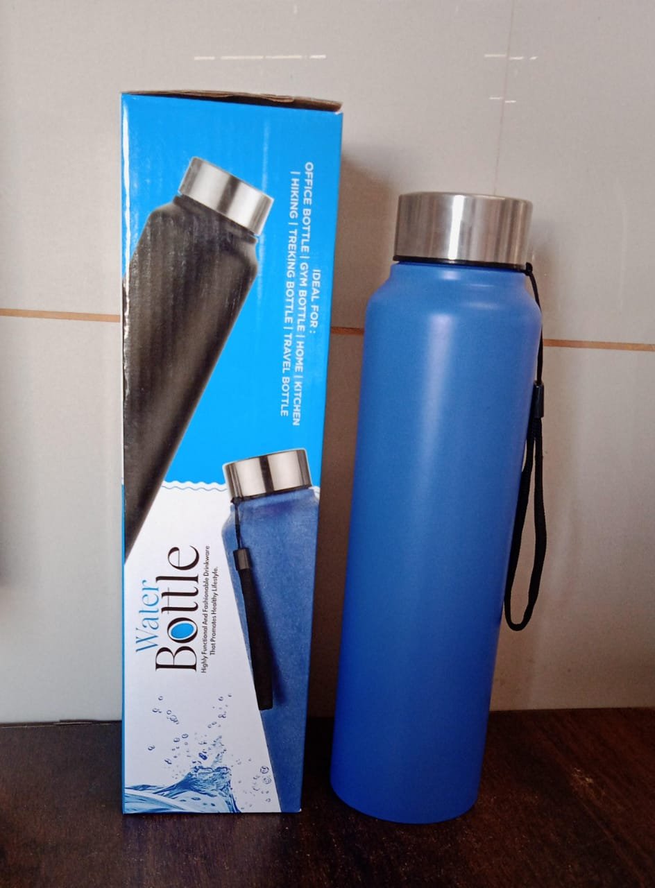Stainless Steel Water Bottle 1000 ML – Leak-Proof & Eco-Friendly