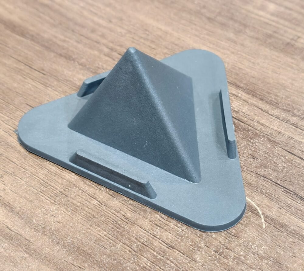 Grey Pyramid Mobile Stand – 3 Adjustable Viewing Angles