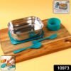 Stainless Steel Lunch Box Set – Leak-Resistant with Cutlery