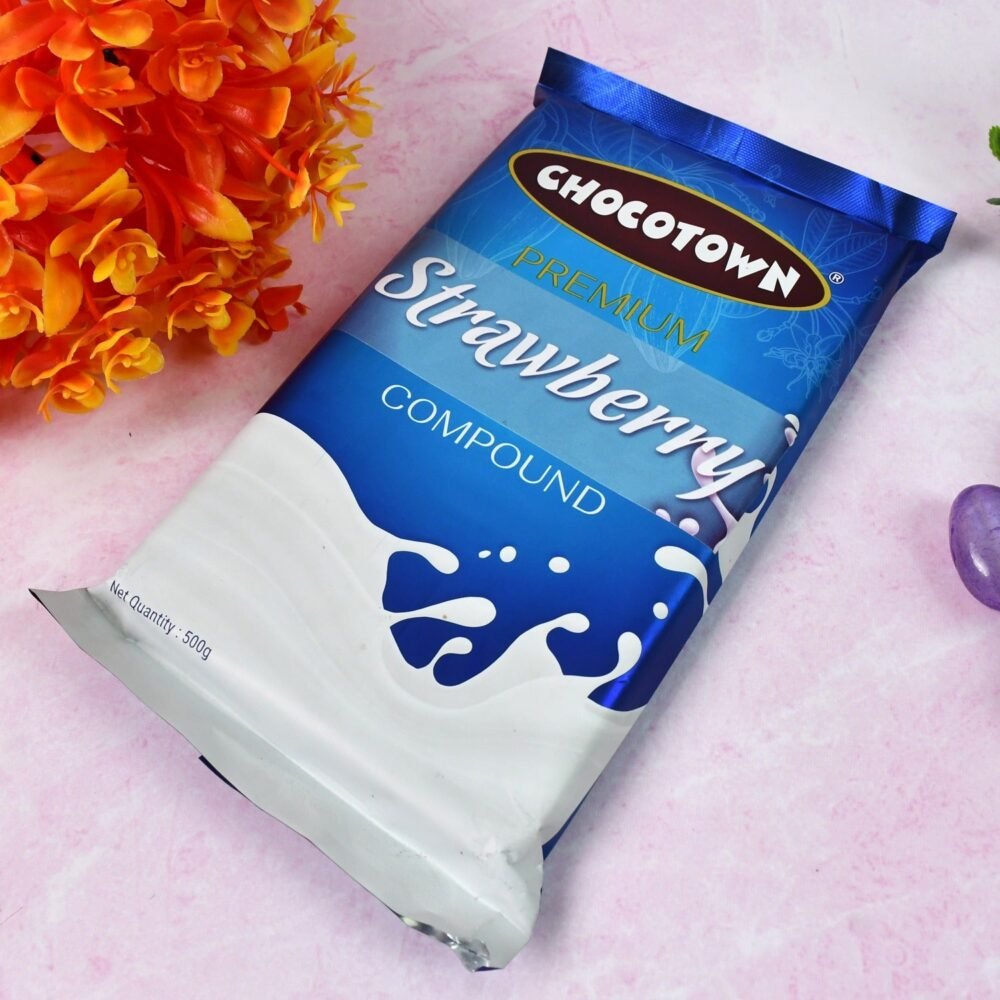 Strawberry Compound ñ Premium Baking Slab 500gm | Chocotown