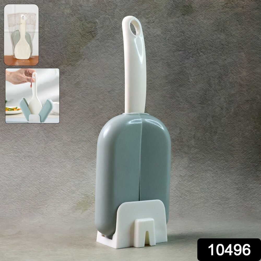 Automatic Rice Spoon Holder – Hygienic Dust Cover Storage