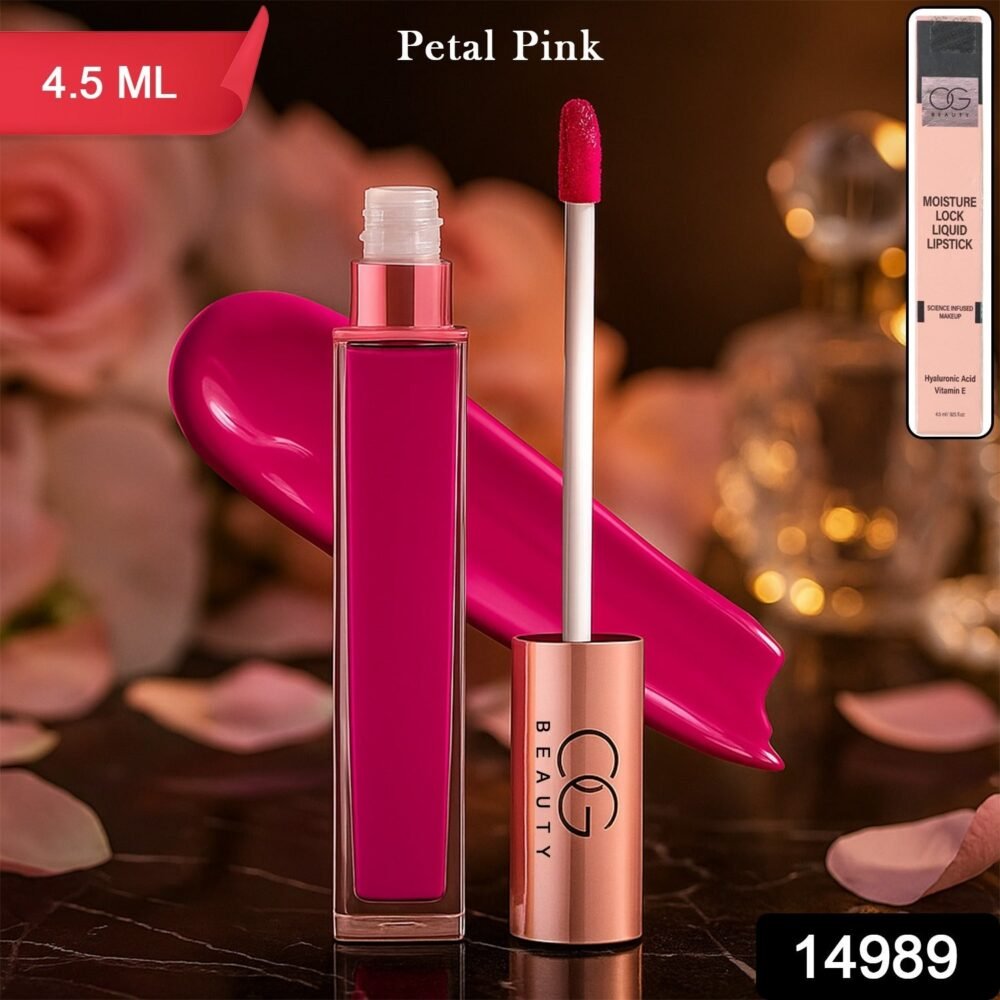 Liquid Lipstick – Petal Pink Moisture Lock Matte Finish