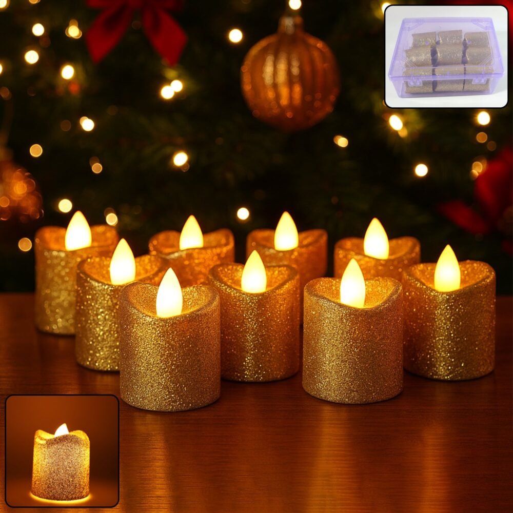 9Lamp-WOSKU-01.jpg LED Tealight Candles – Premium Flameless Decorative Lights (9 Pc Set)