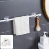 No-Drill Adhesive Towel Rod Holder – Multipurpose Wall Mount