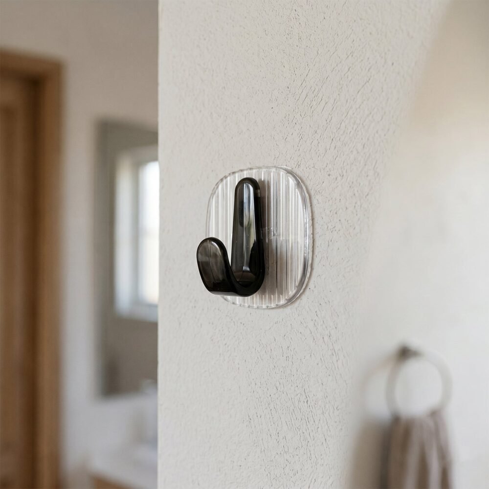 AdhesiveRoundWallHooks-06.jpg Multipurpose Self Adhesive Wall Hook – Strong & Waterproof for Easy Home Organization