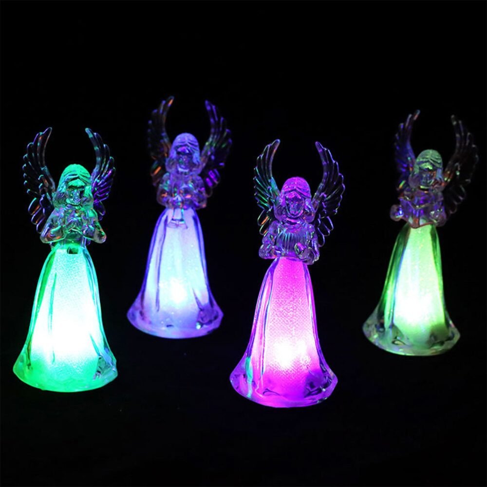 LED Angel Decorative Lights – Multicolor Battery Operated Set