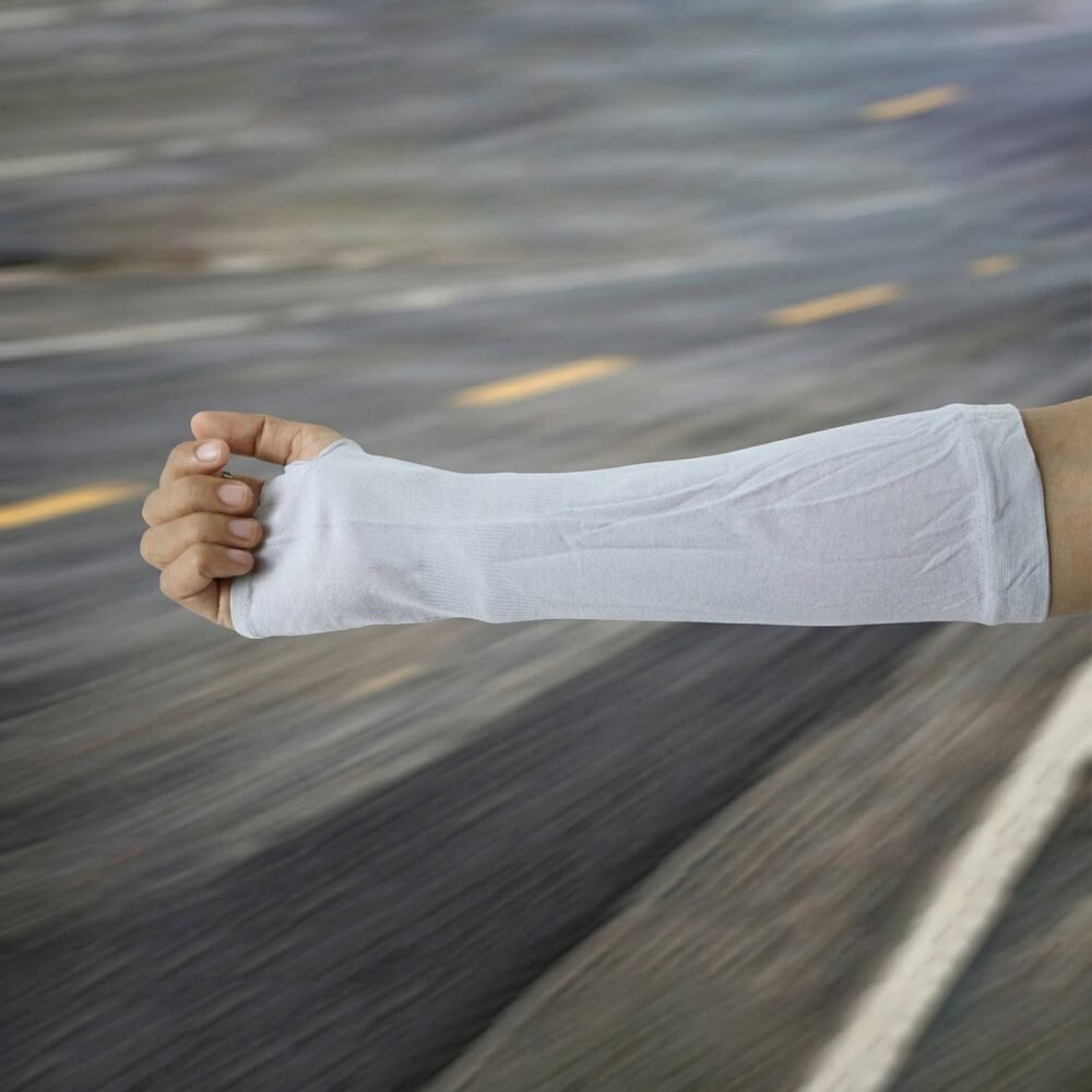 Armsleeves-05.jpg Stretchable Sports Arm Sleeve Pair – Comfortable UV Sun Protection