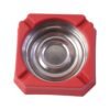 Heat-Resistant Ashtray – Stainless Steel Inner Bowl for Easy Cleaning