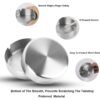 Round Tabletop Cigarette Ashtray – Multi Rest Slots & Stable Base