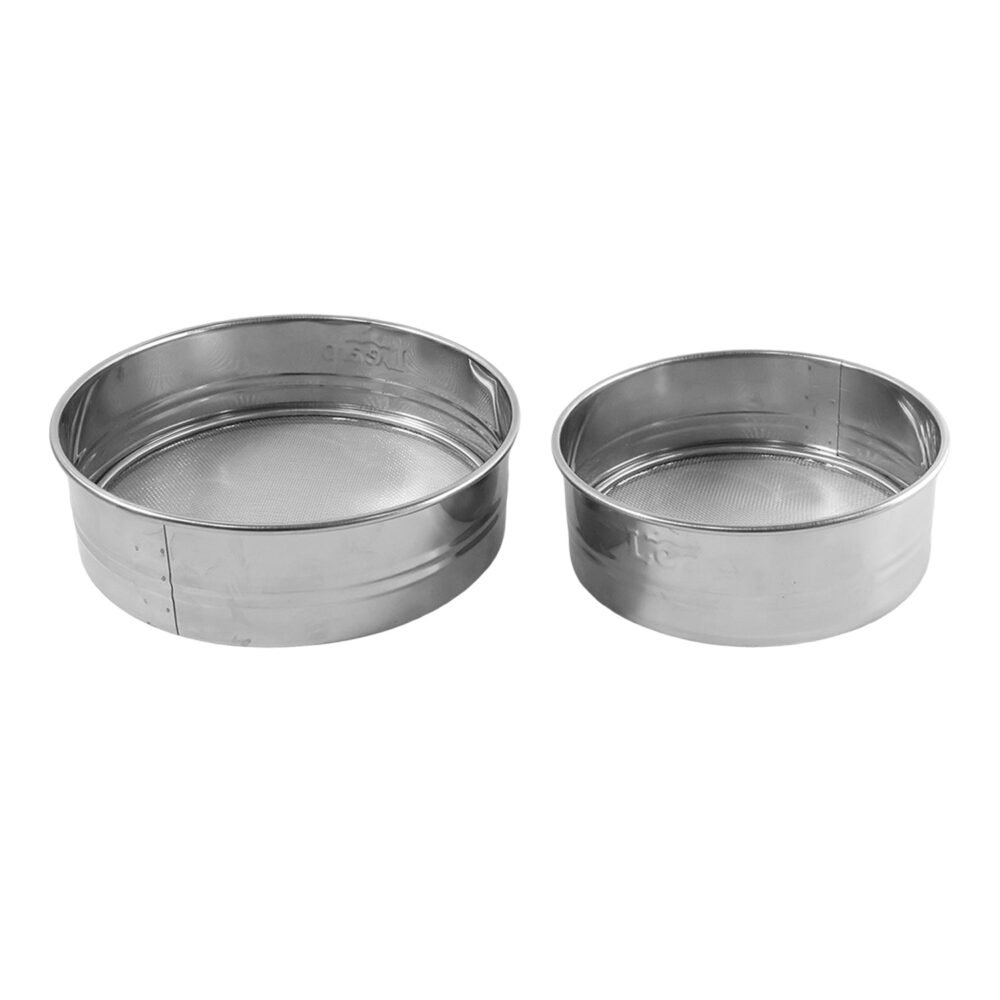 Atta-Chalni-05.jpg Stainless Steel Atta Chalni Sieve Set – Fine Mesh 2 Pc