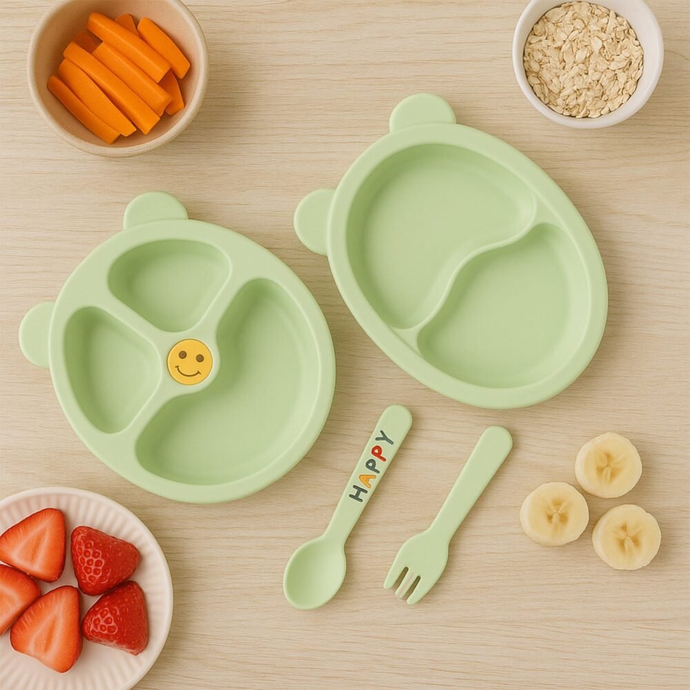Baby-Feeding-Dinner-Set-03.jpg Kids Mealtime Feeding Set – 4-Piece BPA-Free Durable Plate & Spoon Set