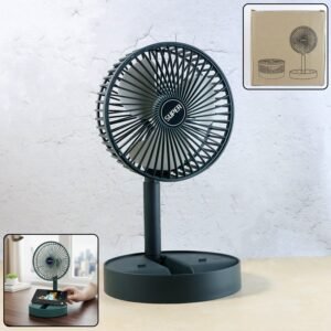 BattryFans-WOSKU-01.jpg Rechargeable Desktop Table Fan – Portable Cooling With Phone Holder